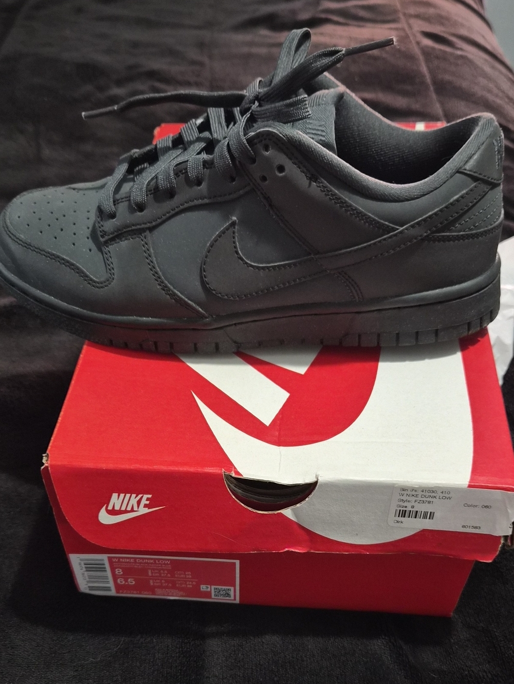 Nike Dunk Low Sneakers - Black
